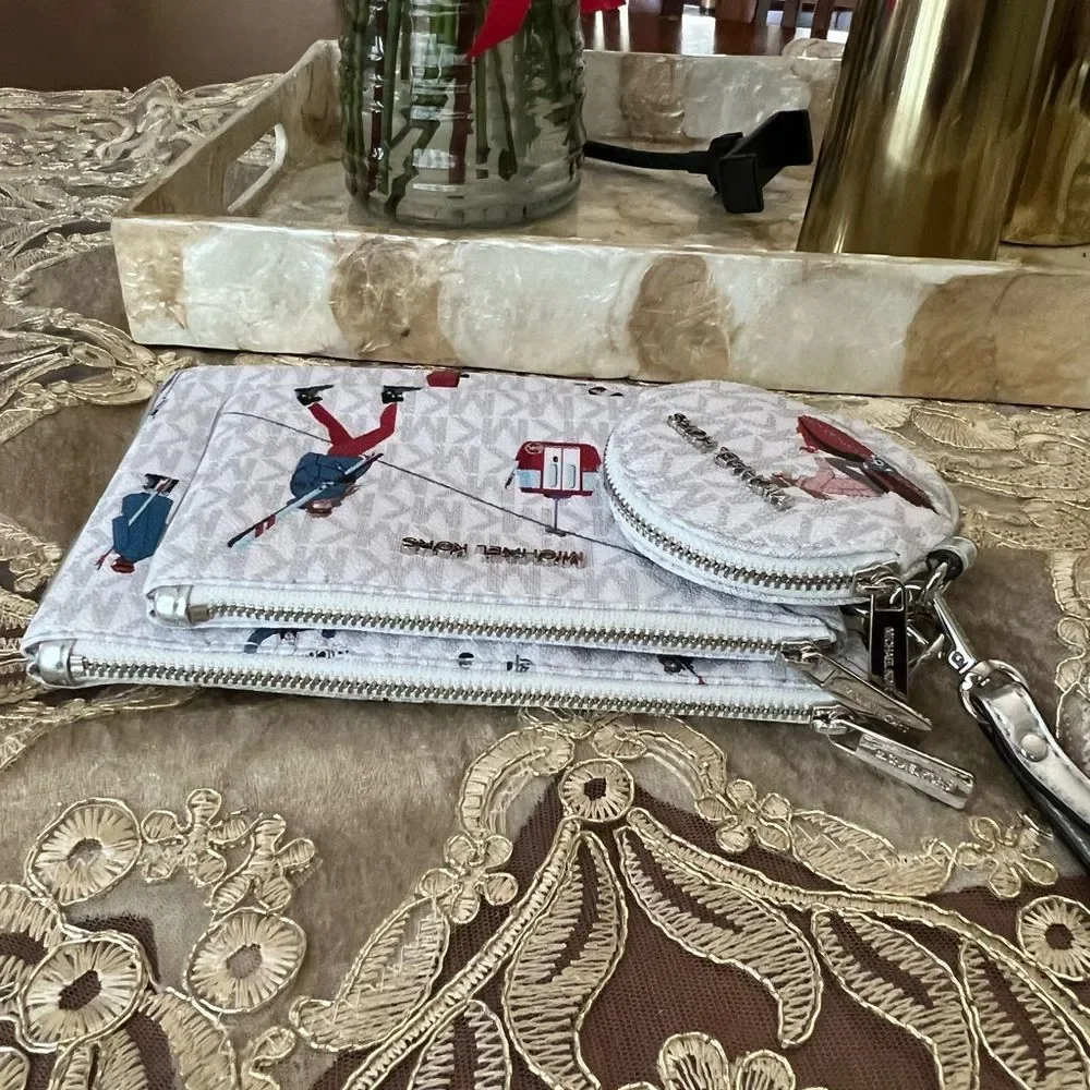 Michael Kors trio wristlet